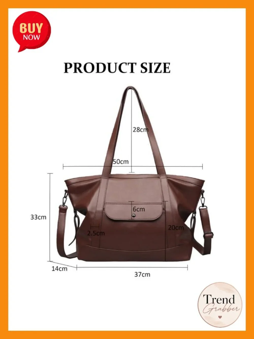 Vegan Leather Slouchy Hobo Tote Shoulder Handbag with Top Handles & Crossbody